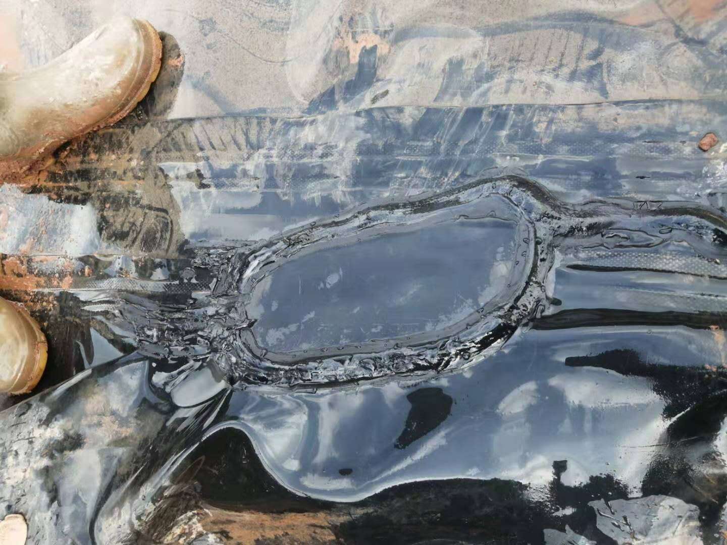 填埋场内坡面橙子视频app在线下载膜如何修补